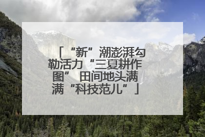 “新”潮澎湃勾勒活力“三夏耕作图” 田间地头满满“科技范儿”