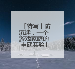 特写丨防沉迷，一个游戏家庭的重建实验