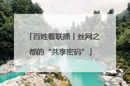 百姓看联播丨丝网之都的“共享密码”