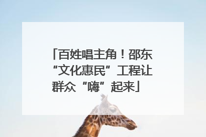 百姓唱主角！邵东“文化惠民”工程让群众“嗨”起来
