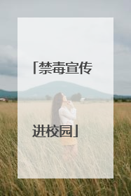 禁毒宣传进校园