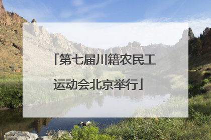 第七届川籍农民工运动会北京举行