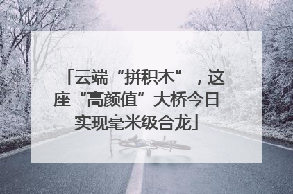 云端“拼积木”，这座“高颜值”大桥今日实现毫米级合龙