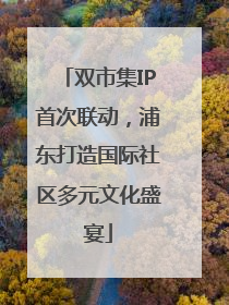 双市集IP首次联动，浦东打造国际社区多元文化盛宴