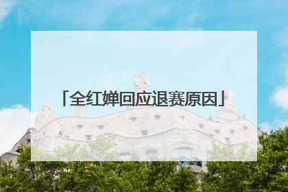 全红婵回应退赛原因