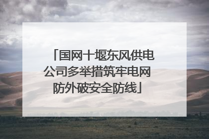 国网十堰东风供电公司多举措筑牢电网防外破安全防线