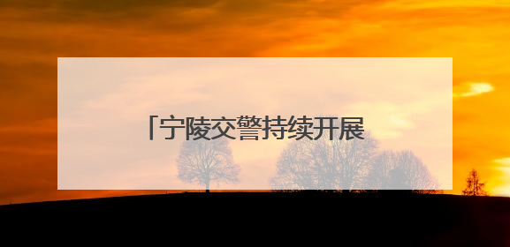 宁陵交警持续开展提醒乘客全员全程规范使用安全带活动