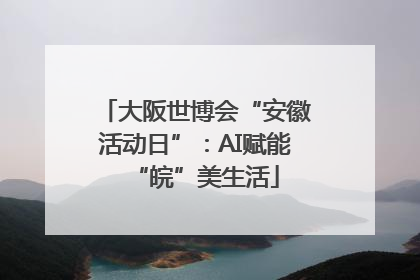 大阪世博会“安徽活动日”：AI赋能“皖”美生活