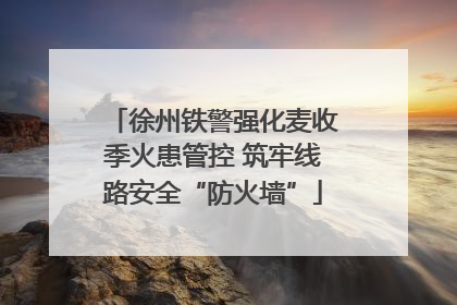 徐州铁警强化麦收季火患管控 筑牢线路安全“防火墙”