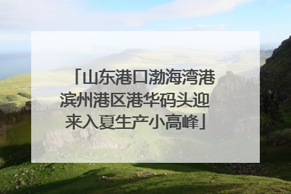 山东港口渤海湾港滨州港区港华码头迎来入夏生产小高峰