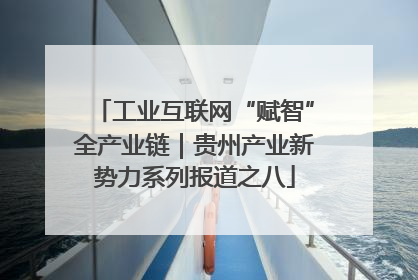 工业互联网“赋智”全产业链｜贵州产业新势力系列报道之八