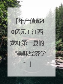 年产值超40亿元！江西龙虾第一县的“美味经济学”