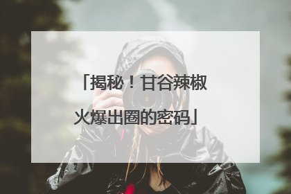揭秘！甘谷辣椒火爆出圈的密码