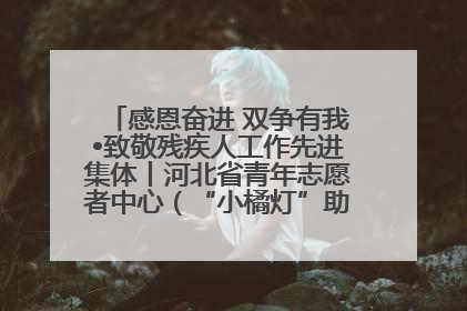 感恩奋进 双争有我•致敬残疾人工作先进集体丨河北省青年志愿者中心（“小橘灯”助残接力计划实施团队）：用温暖陪伴，守护特殊孩子成长