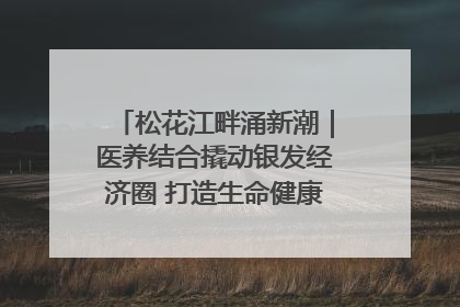 松花江畔涌新潮｜医养结合撬动银发经济圈 打造生命健康产业新样本