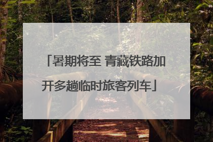 暑期将至 青藏铁路加开多趟临时旅客列车