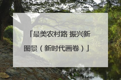 最美农村路 振兴新图景（新时代画卷）