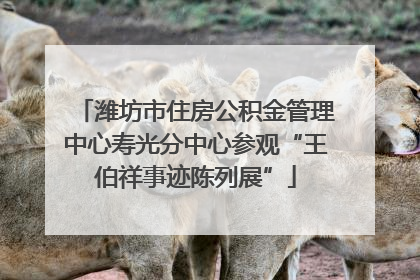 潍坊市住房公积金管理中心寿光分中心参观“王伯祥事迹陈列展”