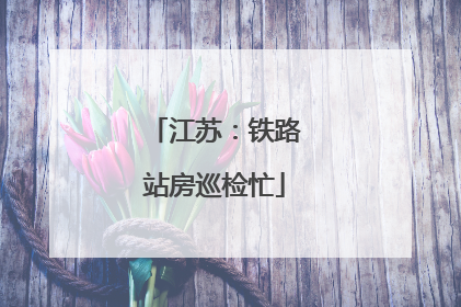 江苏：铁路站房巡检忙