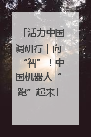 活力中国调研行｜向“智”！中国机器人“跑”起来