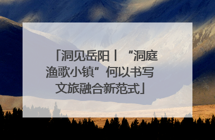 洞见岳阳丨“洞庭渔歌小镇”何以书写文旅融合新范式