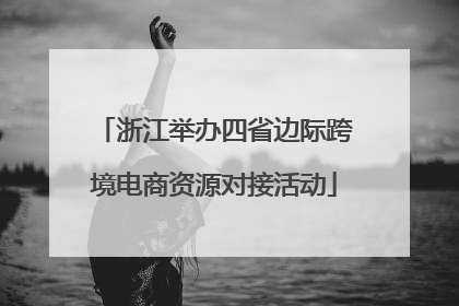浙江举办四省边际跨境电商资源对接活动