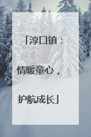 淳口镇：情暖童心，护航成长