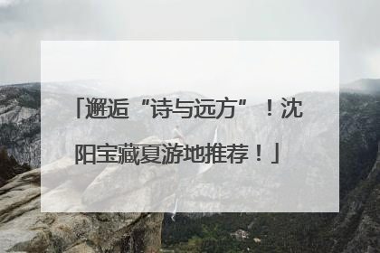 邂逅“诗与远方”！沈阳宝藏夏游地推荐！