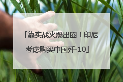 靠实战火爆出圈！印尼考虑购买中国歼-10
