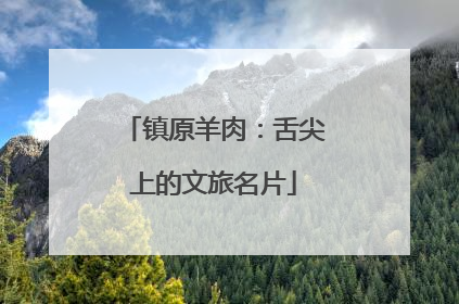 镇原羊肉：舌尖上的文旅名片