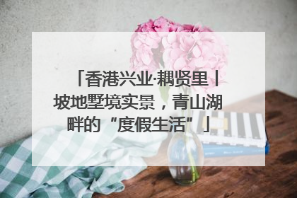 香港兴业·耦贤里丨坡地墅境实景，青山湖畔的“度假生活”