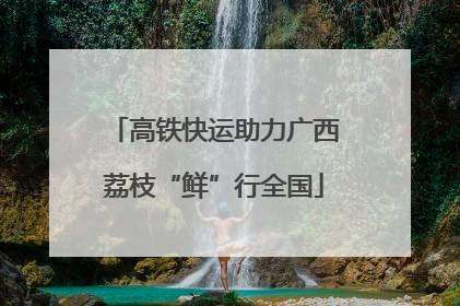 高铁快运助力广西荔枝“鲜”行全国