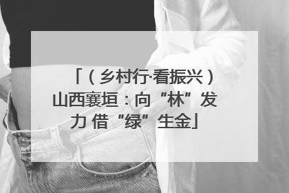 （乡村行·看振兴）山西襄垣：向“林”发力 借“绿”生金