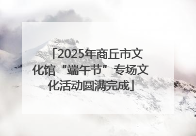 2025年商丘市文化馆“端午节”专场文化活动圆满完成