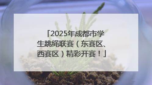 2025年成都市学生跳绳联赛（东赛区、西赛区）精彩开赛！