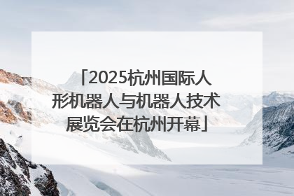 2025杭州国际人形机器人与机器人技术展览会在杭州开幕